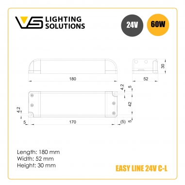 Alimentatore Led 2 uscite 2,1 mm e 2 uscite 2,5 mm